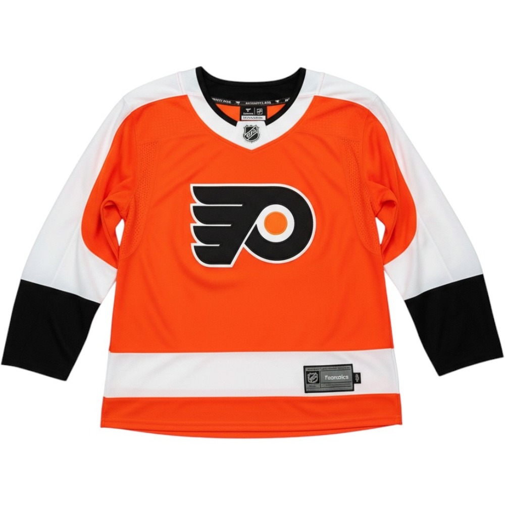 Fanatics Philadelphia Flyers Travis Sanheim 6 Hockey Jersey Kids SM Orange NHL